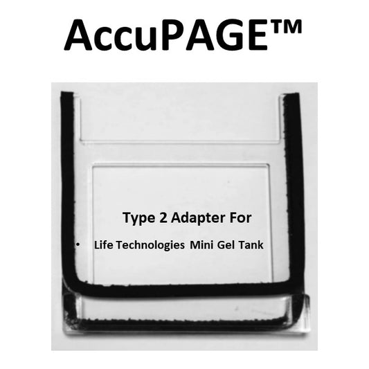 AccuPAGE™ Precast Gel Adapter Plate - Type 2, for Life Technologies Mini Gel Tank